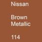 Preview: Nissan, Brown Metallic, 114.